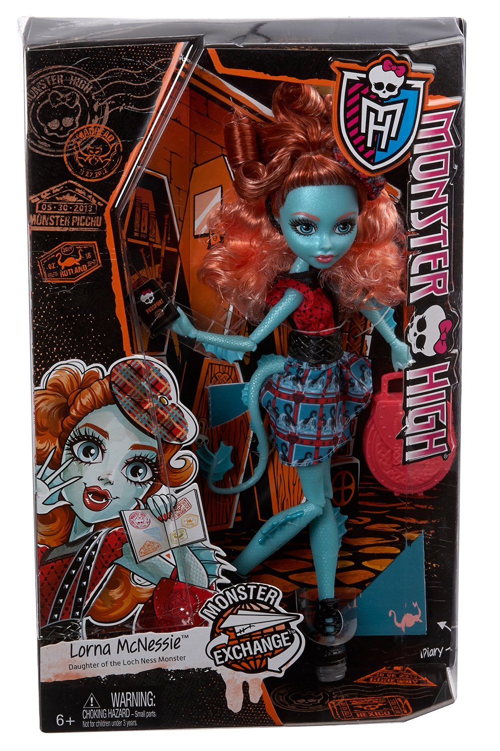 Кукла из серии Monster High Монстры по обмену - Лорна МакНесси  